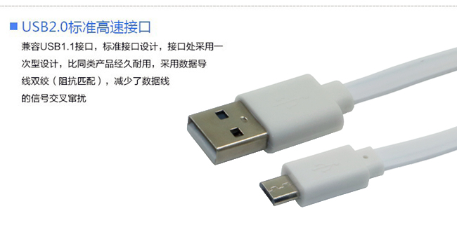 USB2.0 扁線