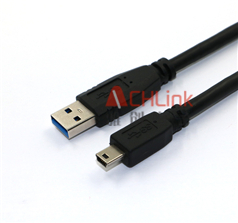 USB 3.0 AM to MINI 10P 連接線USB3.0 移動(dòng)硬盤數(shù)據(jù)線 高品質(zhì)數(shù)據(jù)線