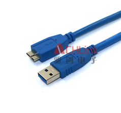 USB3.0硬盤數(shù)據(jù)線 3.0AM轉(zhuǎn)MICRO USB線